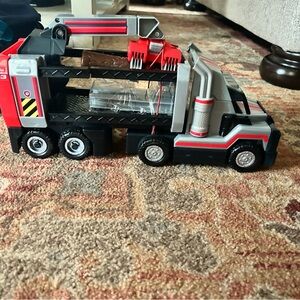 New paw patrol out of box. Kids Construction Toy Truck - Red and Black